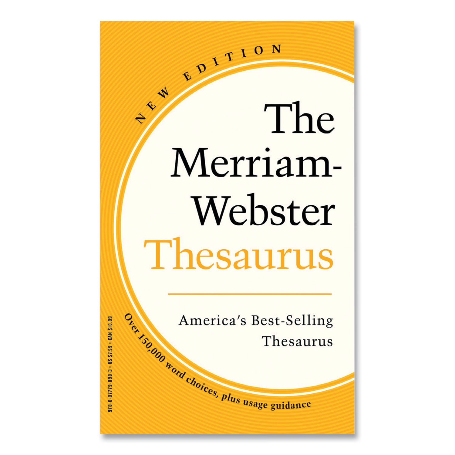 Merriam Webster Thesaurus, Paperback, 832 Pages (0983)