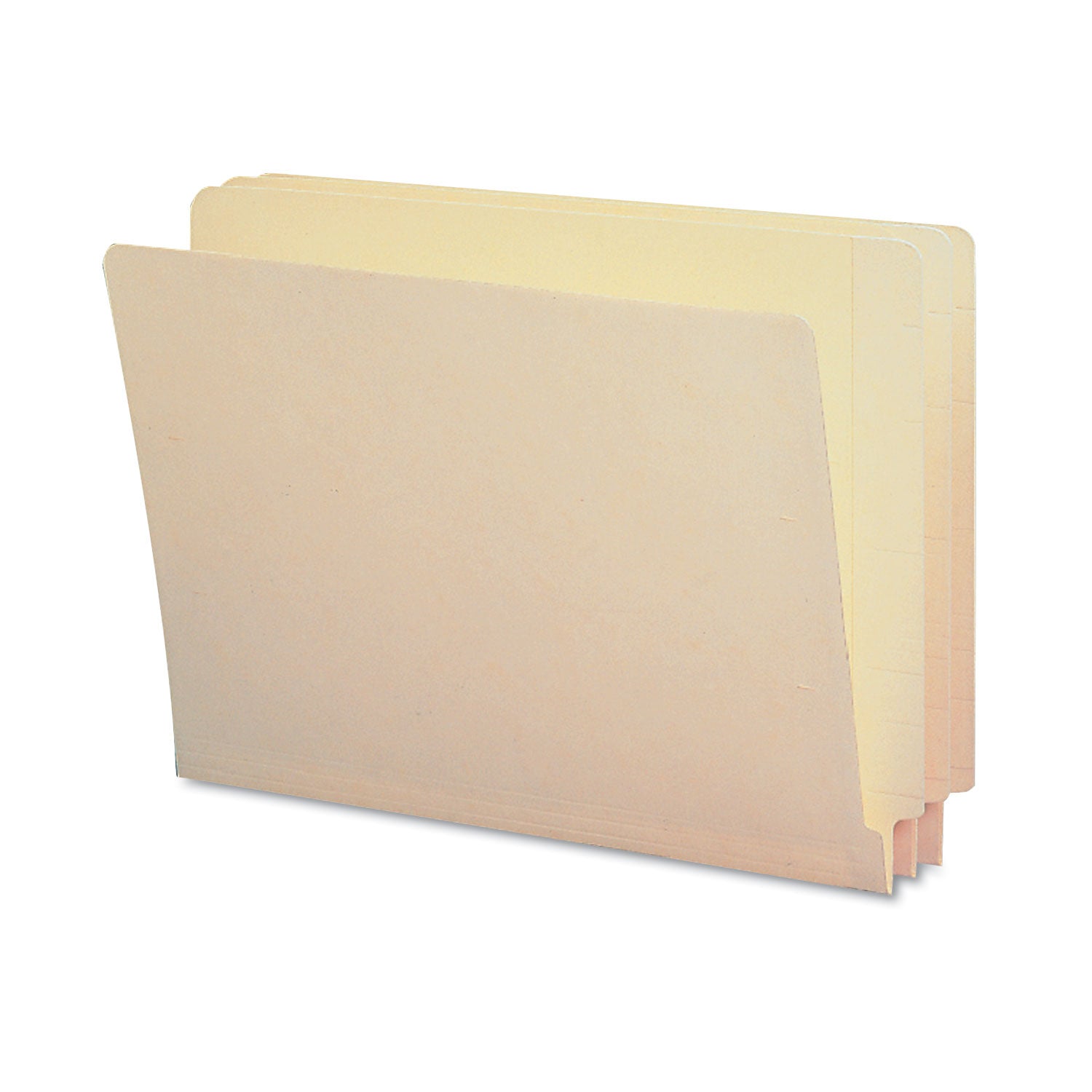 Smead End Tab Folders with Antimicrobial Product Protection, Straight Tabs, Letter Size, 0.75" Expansion, Manila, 100/Box (24113)