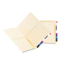 Smead Heavyweight Manila End Tab Pocket Folders, Interior Front/Back Panel Pockets, Straight Tabs, Letter Size, 11pt Manila, 25/Box (24117)