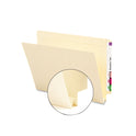 Smead Heavyweight Manila End Tab Expansion Folders, Straight Tabs, Letter Size, 1.5" Expansion, 50/Box (24275)