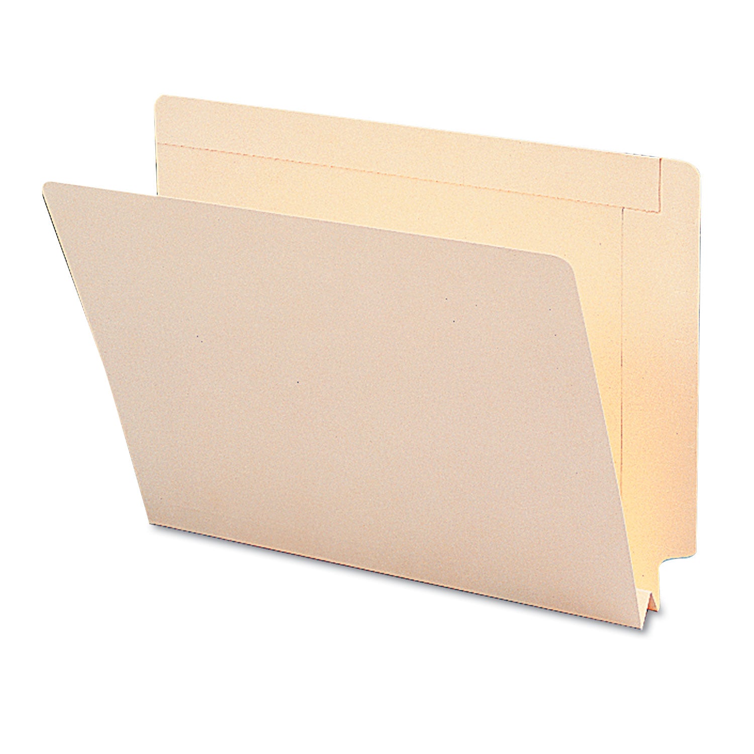 Smead Heavyweight Manila End Tab Expansion Folders, Straight Tabs, Letter Size, 1.5" Expansion, 50/Box (24275)