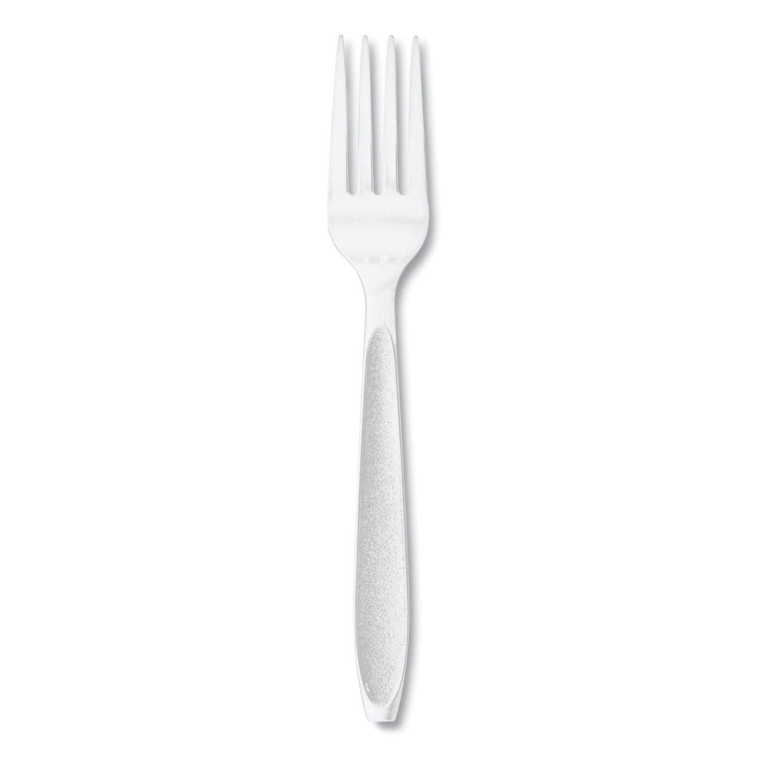 SOLO Impress Heavyweight Full-Length Polystyrene Cutlery, Fork, White, 100/Box (HSWFX0007BX)