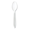 SOLO Impress Heavyweight Full-Length Polystyrene Cutlery, Teaspoon, White, 100/Box (HSWTX0007BX)