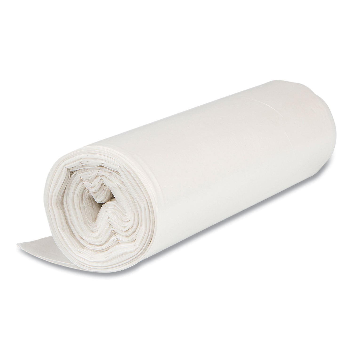 Inteplast Group High-Density Commercial Can Liner Value Pack, 45 gal, 11 mic, 40" x 46", Clear, Interleaved Roll, 25 Bags/Roll, 10 Rolls/CT (VALH4048N12)