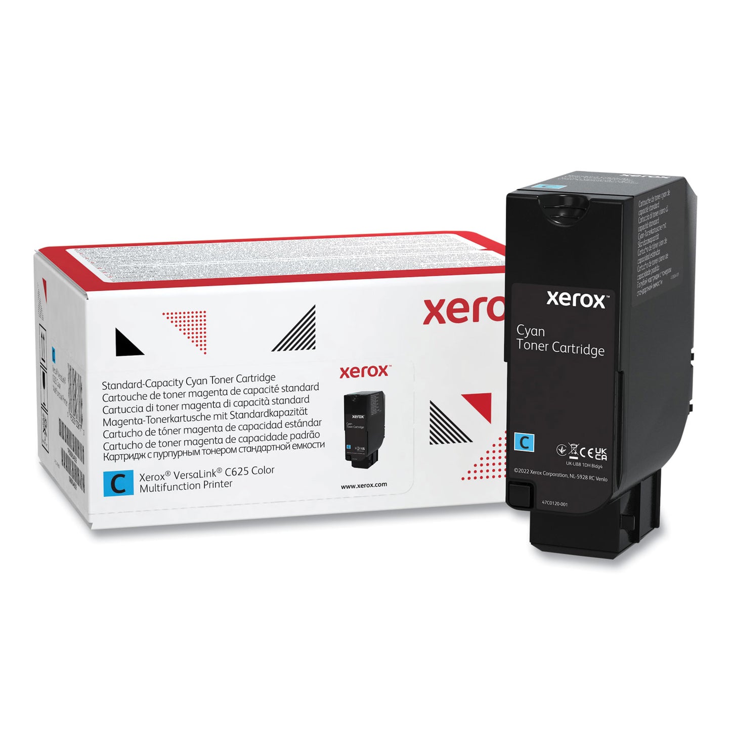 Xerox 006R04617 Toner, 6,000 Page-Yield, Cyan