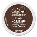 Keurig Dark Chocolate Hot Cocoa K-Cups, 24/Box, 4 Box/Carton (6802CT)