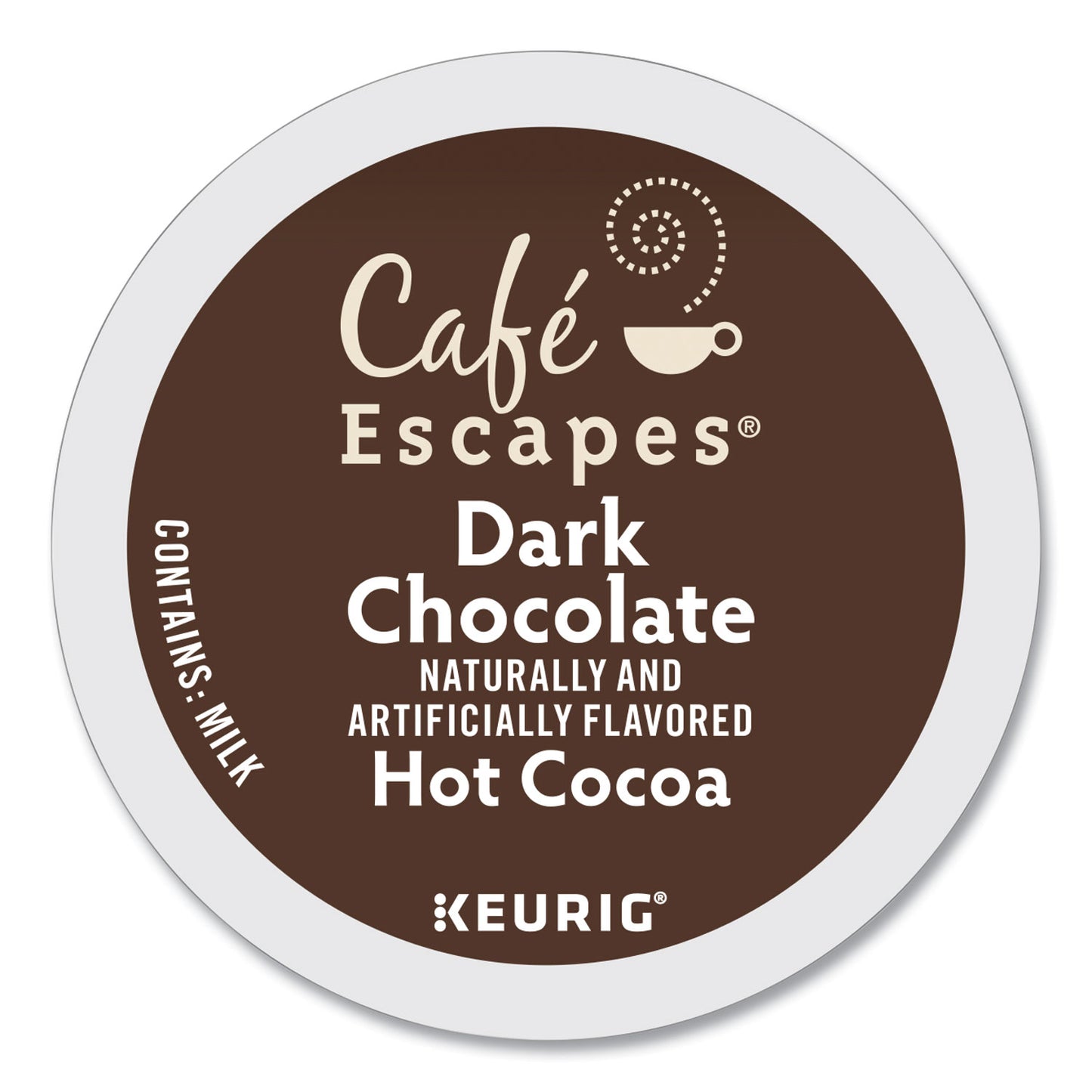 Keurig Dark Chocolate Hot Cocoa K-Cups, 24/Box, 4 Box/Carton (6802CT)