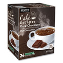 Keurig Dark Chocolate Hot Cocoa K-Cups, 24/Box, 4 Box/Carton (6802CT)