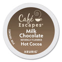 Keurig Cafe Escapes Milk Chocolate Hot Cocoa K-Cups, 96/Carton (6801CT)