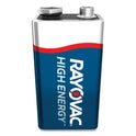 Rayovac High Energy Premium Alkaline 9V Batteries, 8/Pack (A16048PPK)