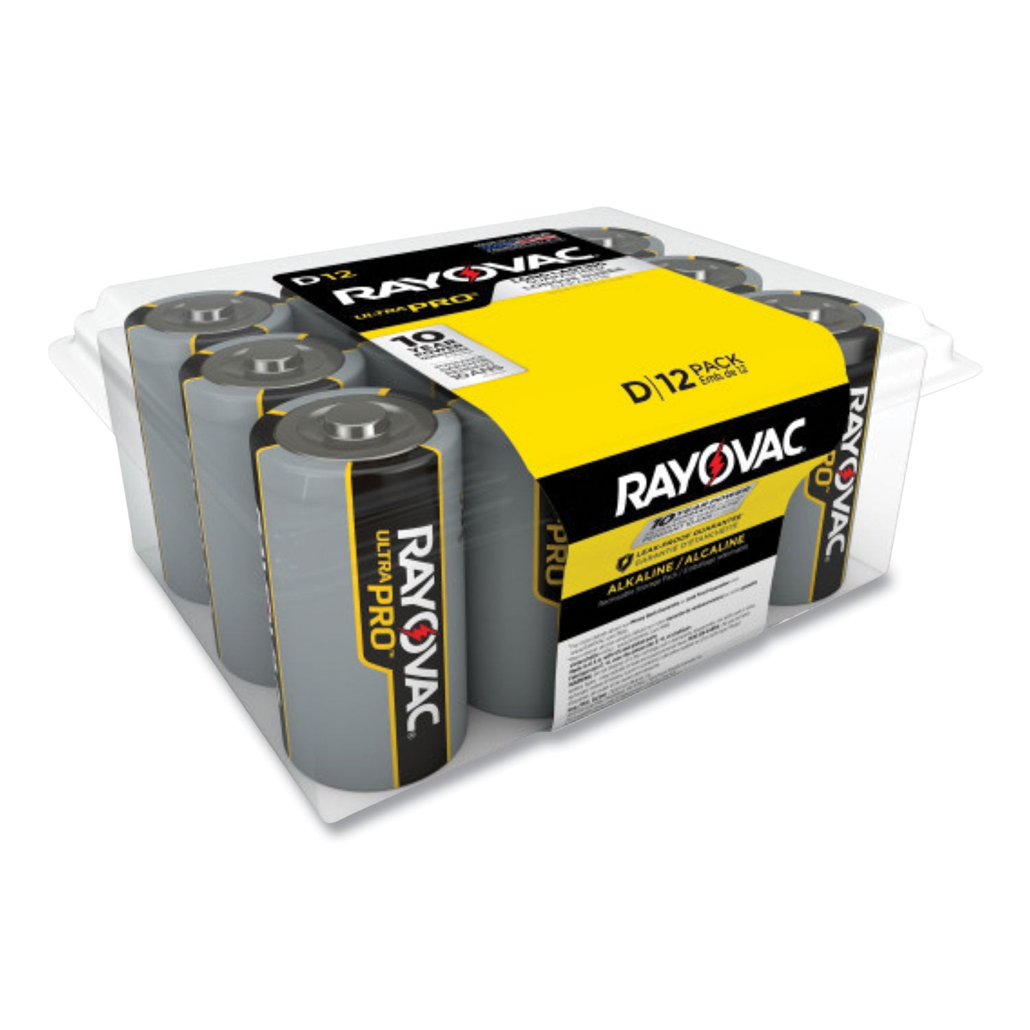 Rayovac Ultra Pro Alkaline D Batteries, 12/Pack (ALD12PPJ)