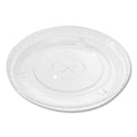Karat PET Lids, Flat with Straw Slot, Fits 12 oz to 24 oz Cold Cups, Clear, 1,000/Carton (CKC626TS)