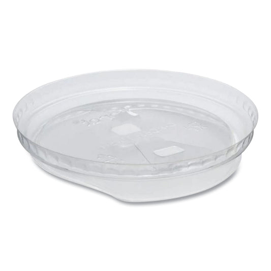 Karat PET Lids, Strawless Sipper, Fits 12 oz to 24 oz Cold Cups, Clear, 1,000/Carton (CKC626TSSH)