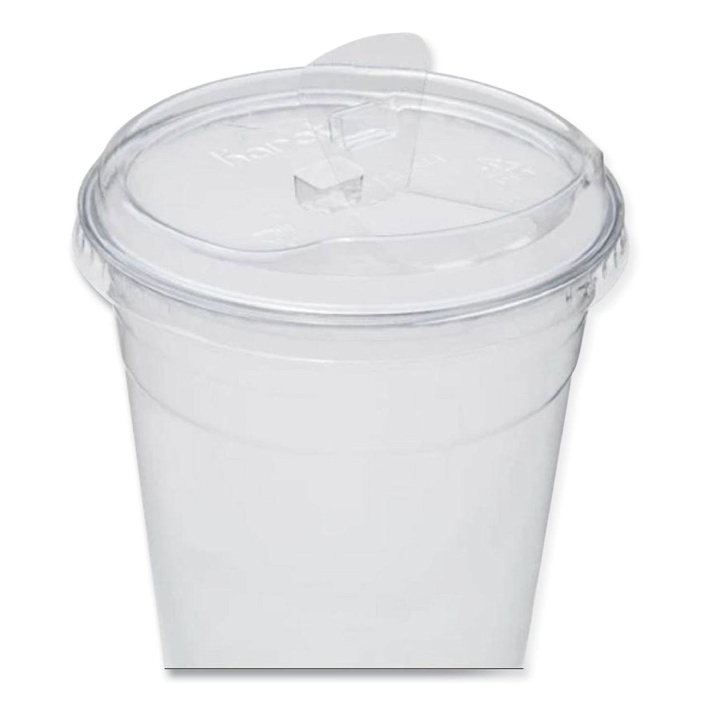Karat PET Lids, Strawless Sipper, Fits 12 oz to 24 oz Cold Cups, Clear, 1,000/Carton (CKC626TSSH)