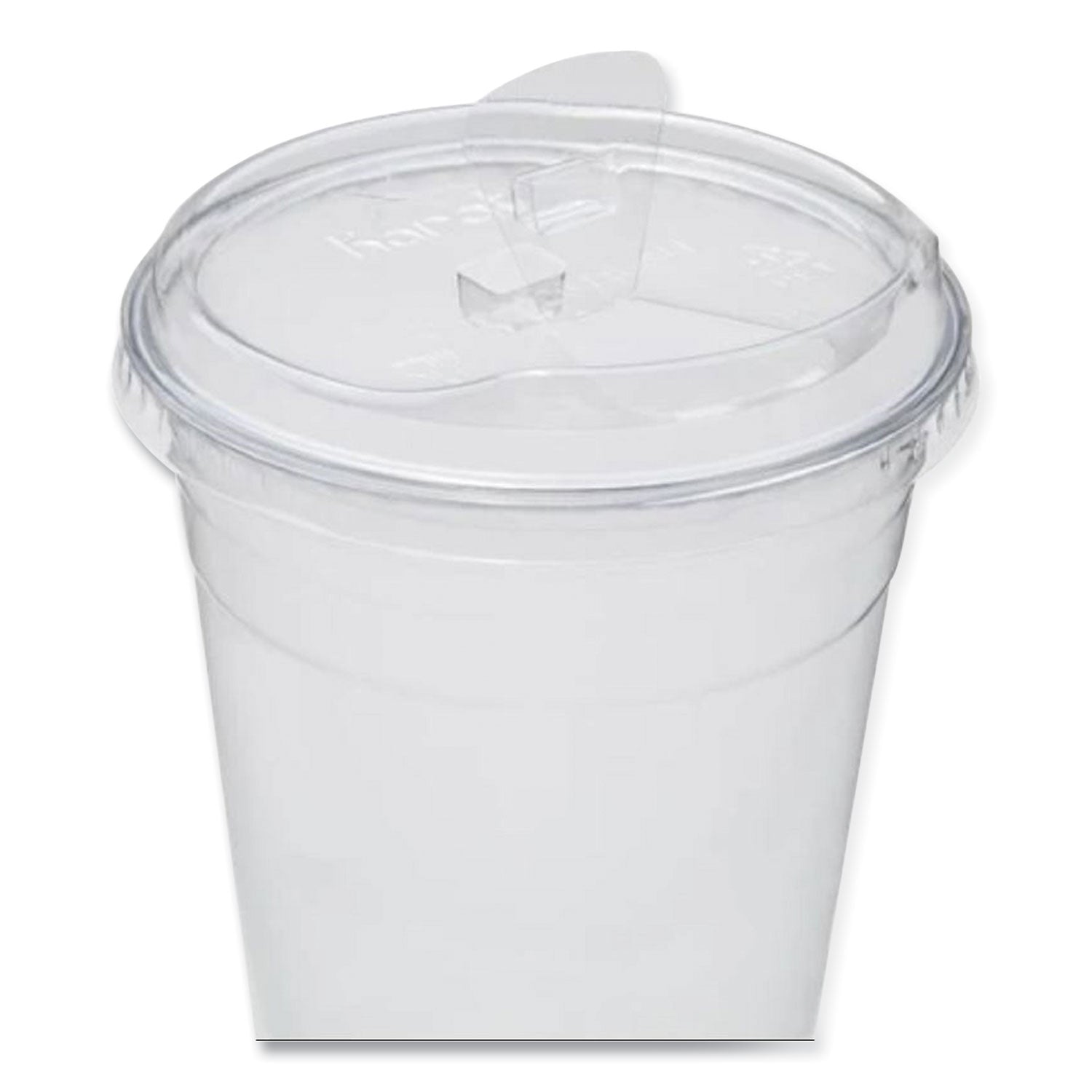 Karat PET Lids, Strawless Sipper, Fits 12 oz to 24 oz Cold Cups, Clear, 1,000/Carton (CKC626TSSH)