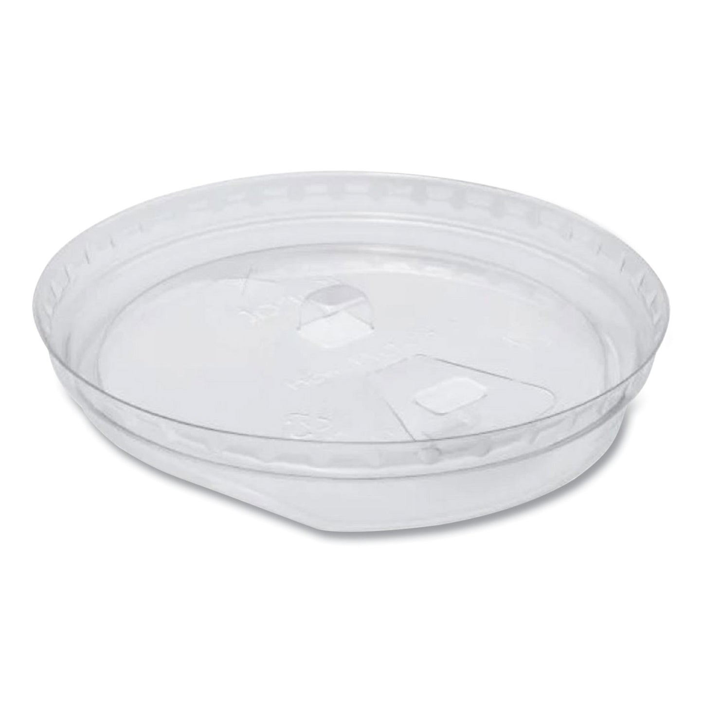 Karat PET Lids, Strawless Sipper, Fits 32 oz Cold Cups, Clear, 1,000/Carton (CKC107TSSH)