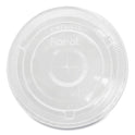 Karat PET Lids, Flat with Straw Slot, Fits 32 oz Cold Cups, Clear 500/Carton (CKC107TS)