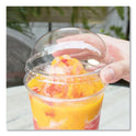 Karat PET Lids, Dome Lid, Fits 32 oz Cold Cups, Clear, 500/Carton (CKDL107)