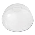 Karat PET Lids, Dome Lid, Fits 12 oz to 24 oz Cold Cups, Clear, 1,000/Carton (CKDL626)