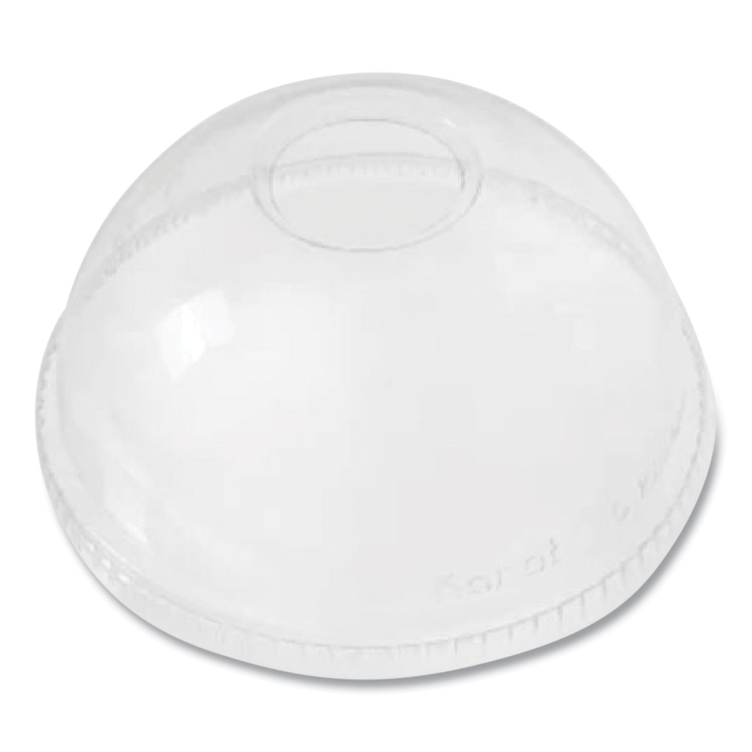 Karat PET Lids, Dome Lid, Fits 12 oz to 24 oz Cold Cups, Clear, 1,000/Carton (CKDL626)