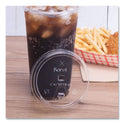 Karat PET Lids, Strawless Sipper, Fits 32 oz Cold Cups, Clear, 1,000/Carton (CKC107TSSH)