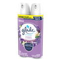 Glade Air Freshener, Lavender & Vanilla, Scent, 8.3 oz Aerosol Spray, 2/Pack, 3 Packs/Carton (357477)