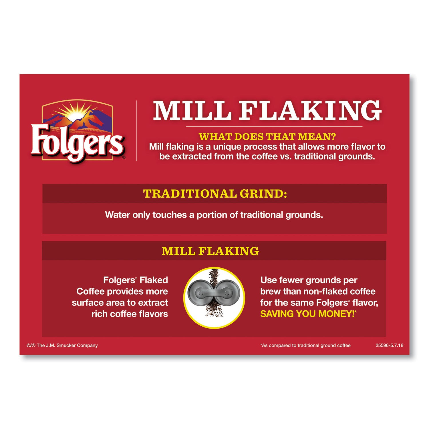 Folgers Coffee Filter Packs, Black Silk, 1.4 oz Pack, 40Packs/Carton (00016)