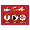 Folgers Coffee, Black Silk, 1.4 oz Packet, 42/Carton (00019)