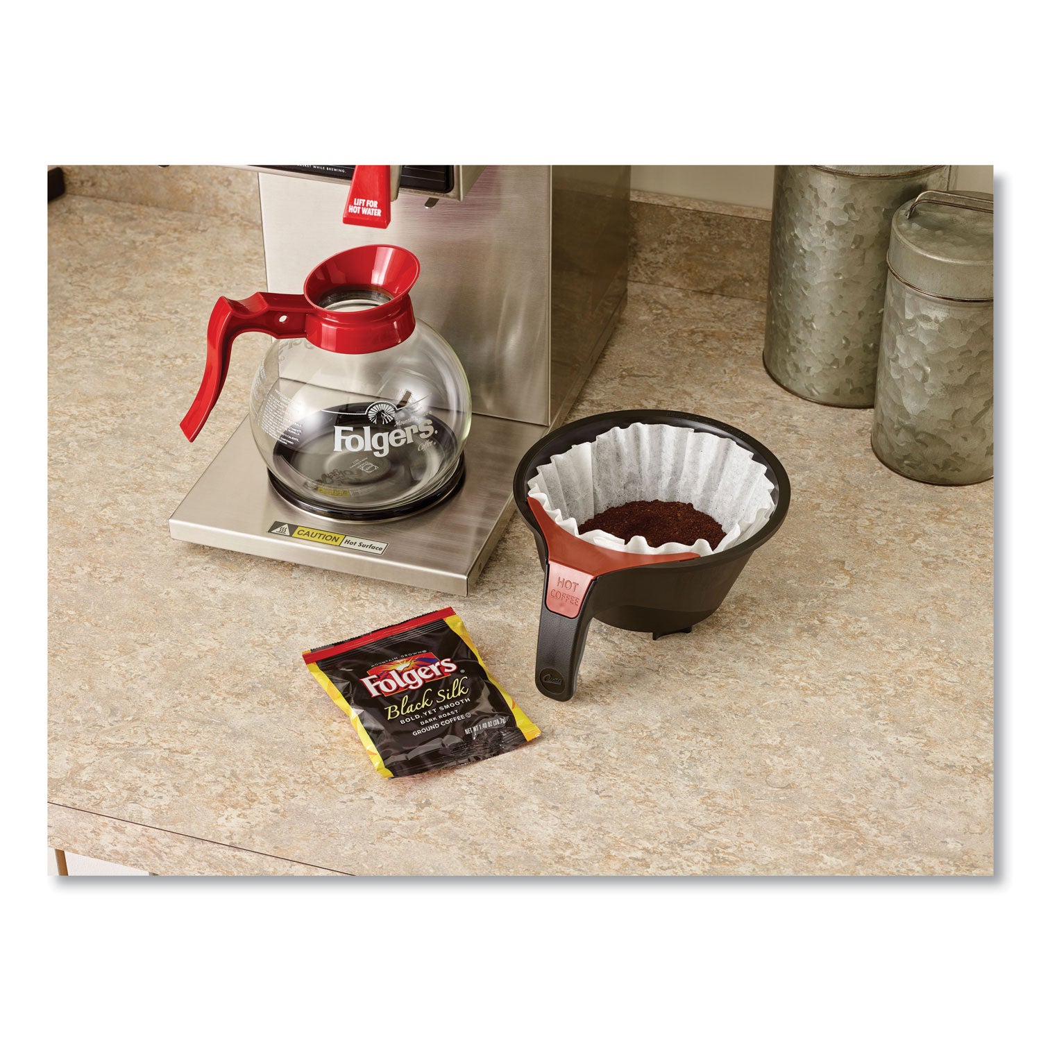 Folgers Coffee, Black Silk, 1.4 oz Packet, 42/Carton (00019)
