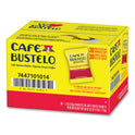 Cafe Bustelo Coffee, Espresso, 2oz Fraction Pack, 30/Carton (01014)