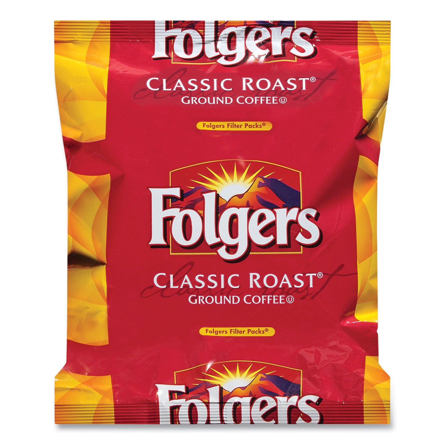 Folgers Coffee Filter Packs, Classic Roast, .9 oz, 10 Filters/Pack, 4 Packs/Carton (06239)