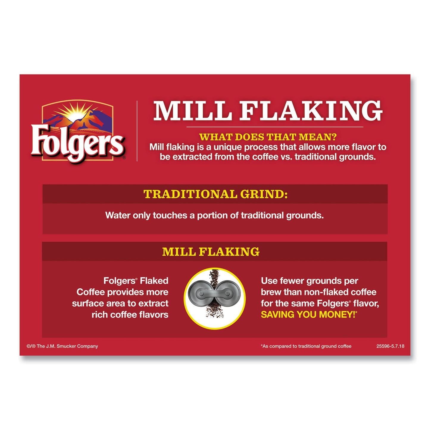 Folgers Coffee Filter Packs, Classic Roast, .9 oz, 10 Filters/Pack, 4 Packs/Carton (06239)