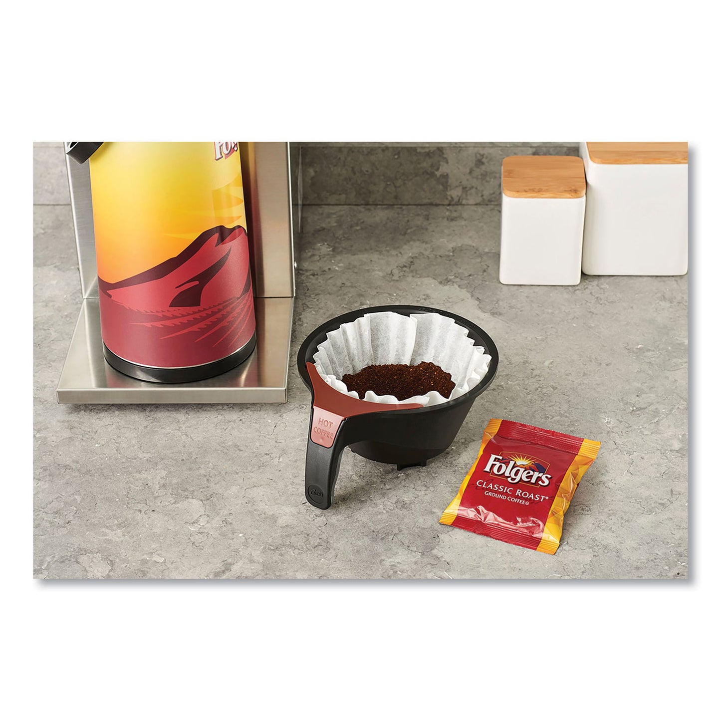 Folgers Coffee, Fraction Pack, Classic Roast, 1.5oz, 42/Carton (06430)