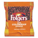 Folgers Coffee, 100% Colombian, Ground, 1.75oz Fraction Pack, 42/Carton (06451)