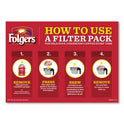 Folgers Coffee Filter Packs, Classic Roast, 1.4 oz Pack, 40/Carton (10117)