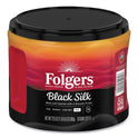 Folgers Coffee, Black Silk, 22.6 oz Canister, 6/Carton (20540CT)