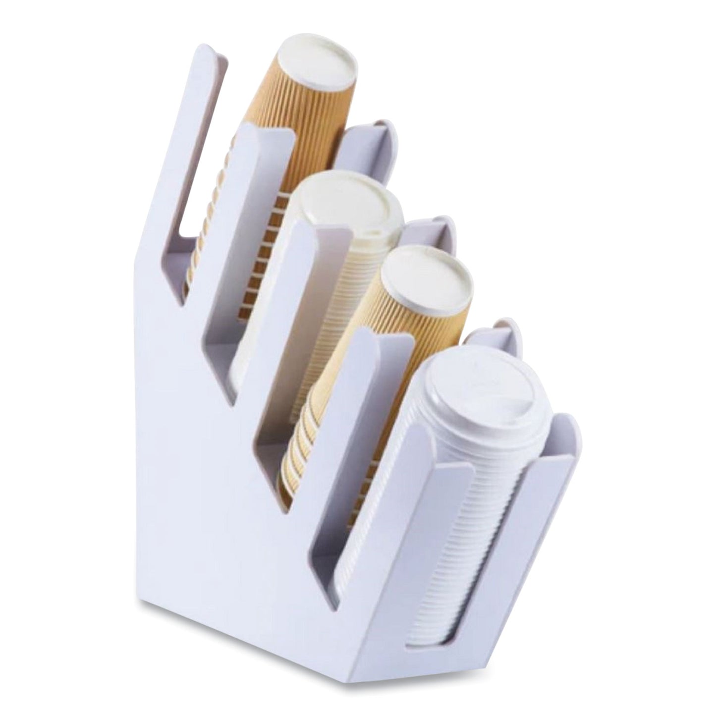 Karat Hot Cup Lids, Fits 10 oz to 24 oz Paper Hot Cups, Sipper Lid, White, 1,000/Carton (CKDL516WPP)
