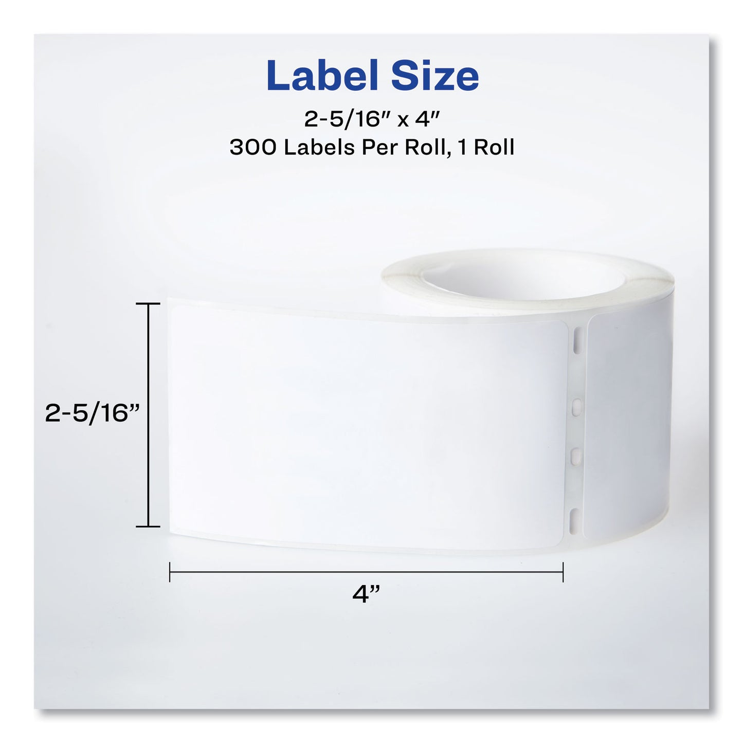 Avery Multipurpose Thermal Labels, 4 x 2.94, 300/Roll, 1 Roll/Box (4190)