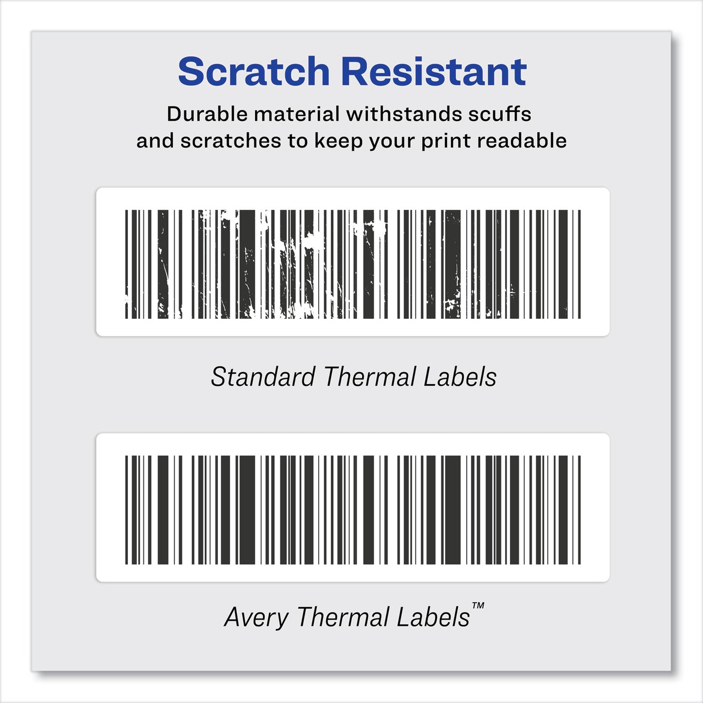 Avery Multipurpose Thermal Labels, 3.5 x 1.3, White, 350/Roll, 2 Rolls/Box (4183)