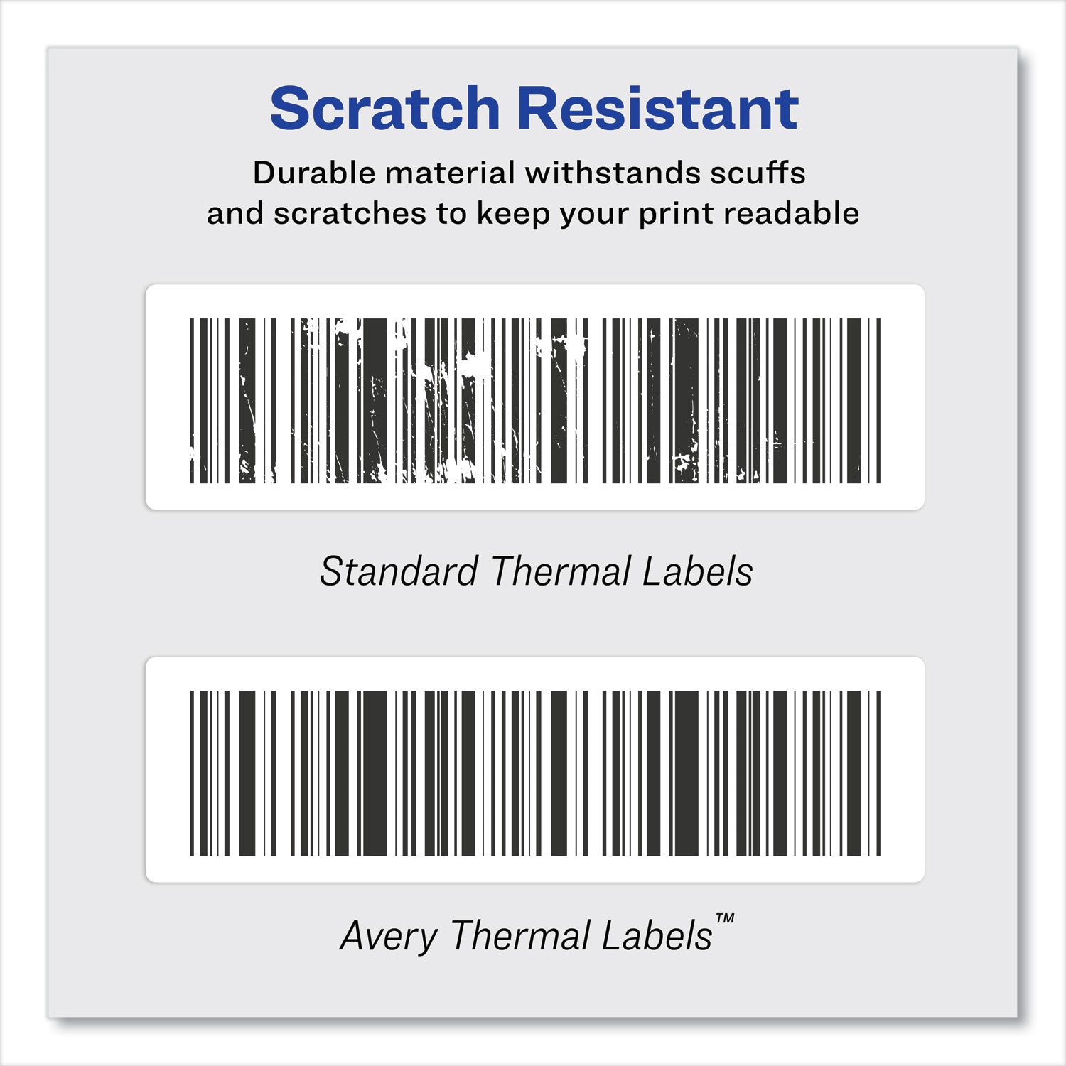 Avery Multipurpose Thermal Labels, 3.5 x 1.3, White, 350/Roll, 2 Rolls/Box (4183)