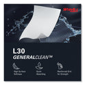 WypAll L30 Towels, POP-UP Box, 16.4 x 9.8, White, 100/Box, 8 Boxes/Carton (05800)