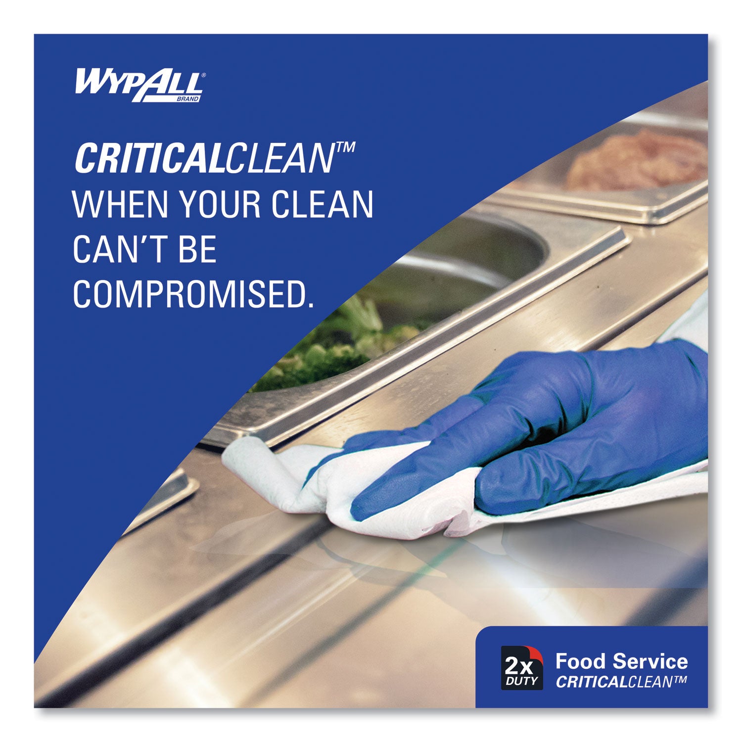 WypAll X70 Wipers, Kimfresh Antimicrobial, 12.5 x 23.5, Unscented, White, 300/Carton (05925)