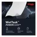 WypAll Power Clean Wipers for WetTask Customizable Wet Wiping System with (1) Bucket, 6 x 12, Unscented, 95/Roll, 6 Rolls/Carton (06001)