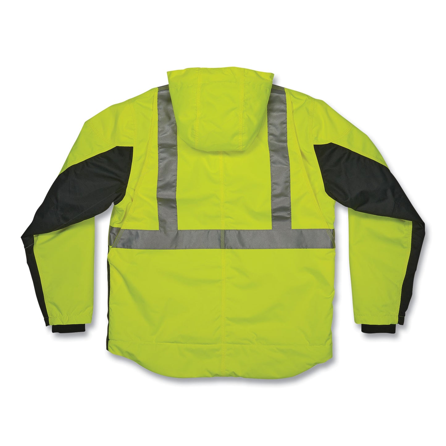 ergodyne GloWear 8275 Class 2 Heavy-Duty Hi-Vis Workwear Sherpa Jacket, 4X-Large, Lime (23978)