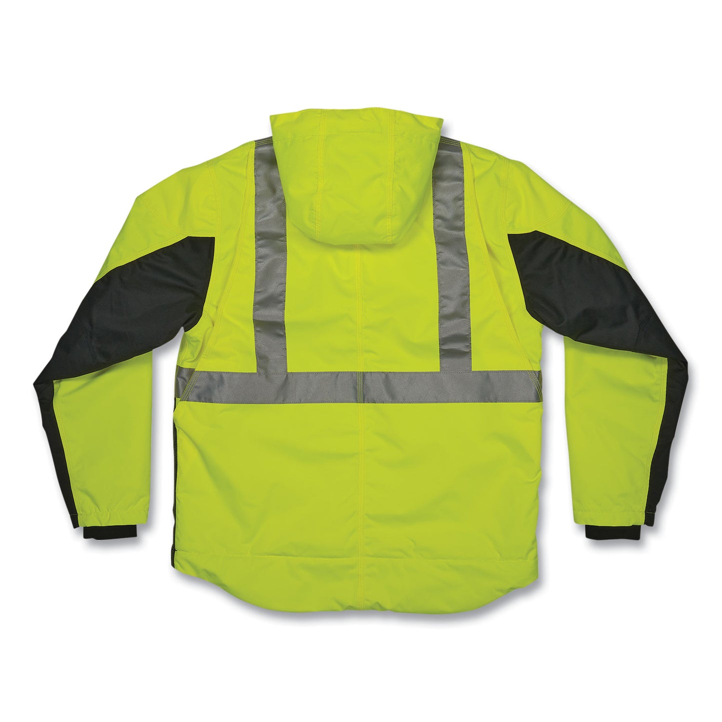 ergodyne GloWear 8275 Class 2 Heavy-Duty Hi-Vis Workwear Sherpa Lined Jacket, Small, Lime (23972)