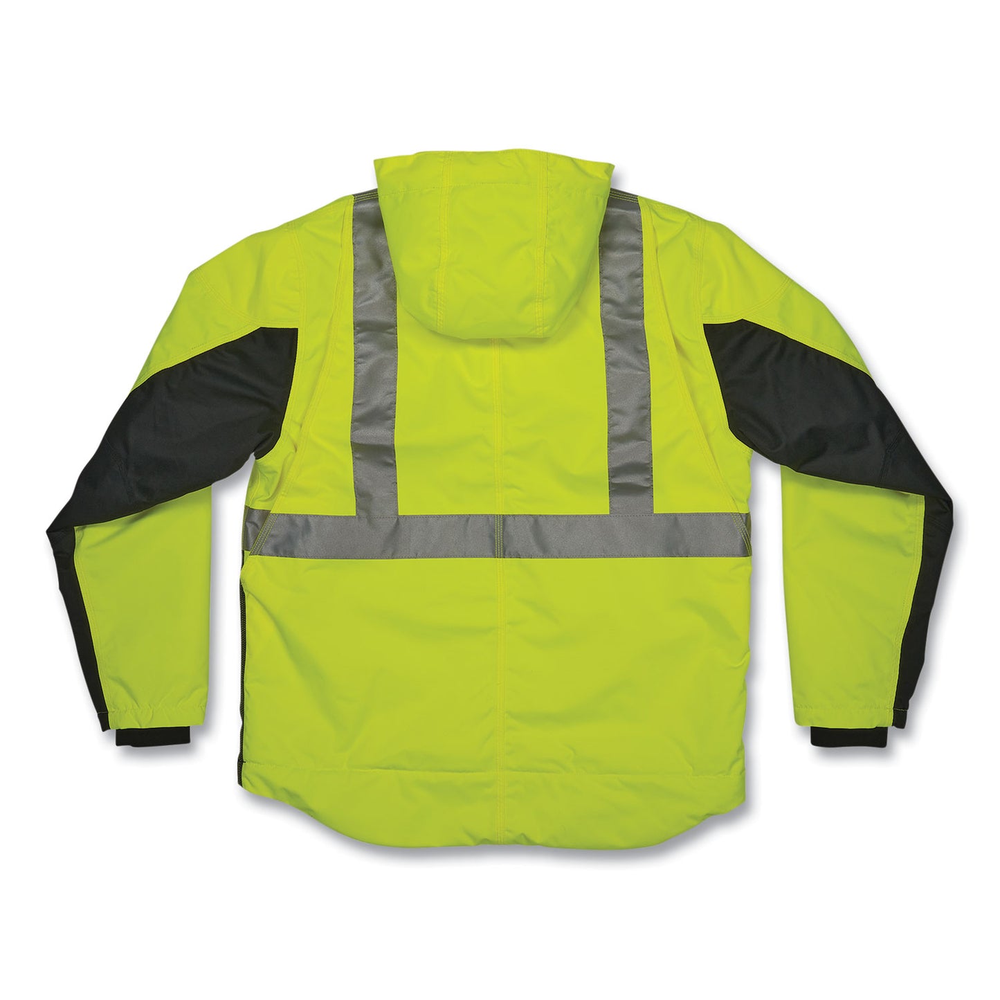 ergodyne GloWear 8275 Class 2 Heavy-Duty Hi-Vis Workwear Sherpa Lined Jacket, 3X-Large, Lime (23977)