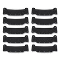 ergodyne Skullerz 8990 Lightweight Hard Hat Sweatband Replacement, Polyester, Black, 10/Pack (60234)