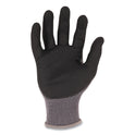 ergodyne ProFlex 7043 ANSI A4 Nitrile Coated CR Gloves, Gray, Large, 1 Pair (10524)