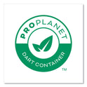 SOLO Compostable Paper Hot Cups, ProPlanet Seal, 12 oz, White/Green, 50/Pack (412PLAPLATPK)