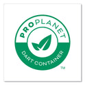 SOLO Compostable Paper Hot Cups, ProPlanet Seal, 8 oz, White/Green, 50/Pack (378PLAPLATPK)